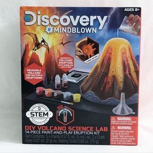 Discovery #Mindblown DIY Volcano Science Lab (14 PC Paint And Play Eruption Kit)